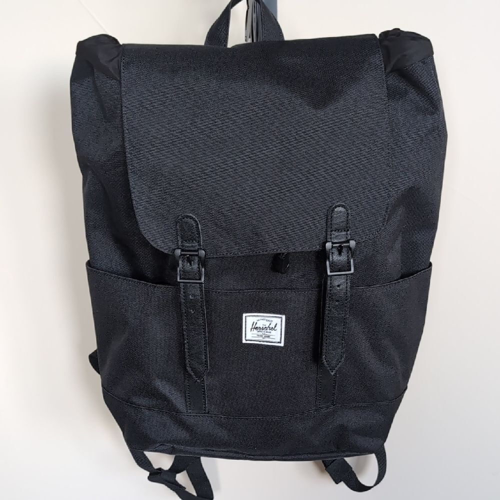 Hershel Retreat  Black Canvas CU Backpack UNISEX NWOT